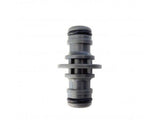 2-Way Garden Hose Connector Quick Joiner - Male-to-Male 1/2 Inch