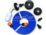Mains Water FLAT Universal Adaptor Kit Food Grade Fresh Water Hose Pipe