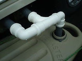 Double Waste Water Outlet Pipe Adapter for Waste Hog/ Master