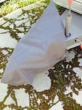 Caravan & Trailer Tow Hitch Coupling Cover From Rain, Dirt & Snow - Universal Grey